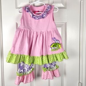 Easter capris set size 4y